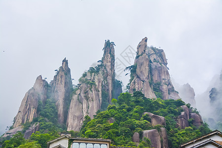 江西上饶三清山风光背景