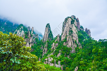 江西上饶三清山风光背景