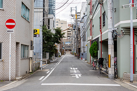 日本街道秋景高清图片