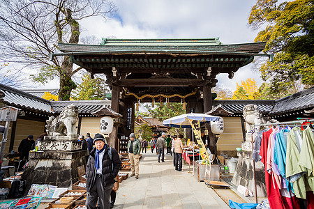 日本天满宫秋景图片