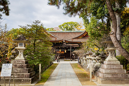 日本天满宫秋景图片