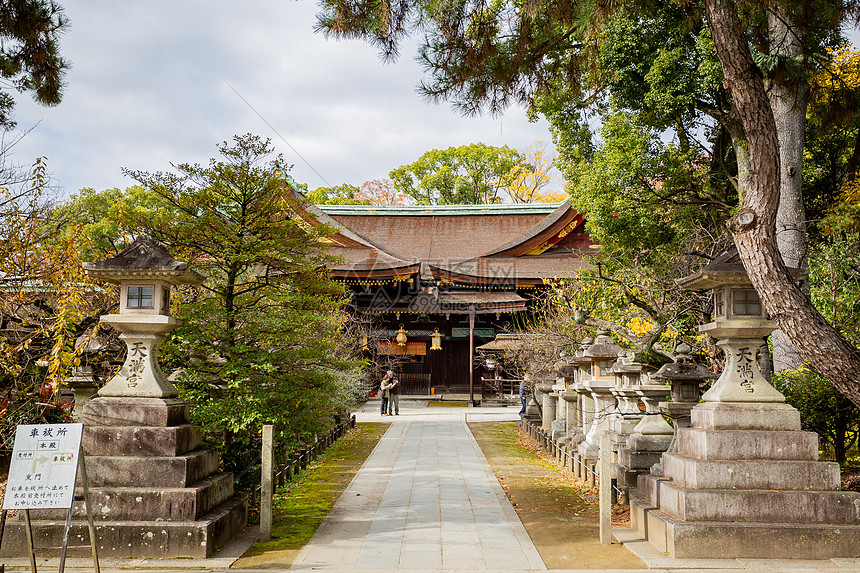 日本天满宫秋景图片