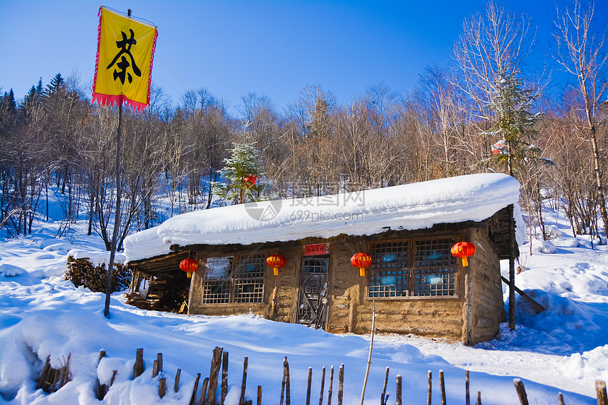 黑龙江雪乡洋草山图片