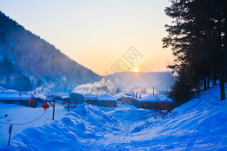 黑龙江雪乡风光图片