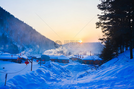 黑龙江雪乡风光图片