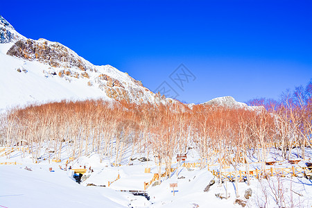 吉林长白山风光背景