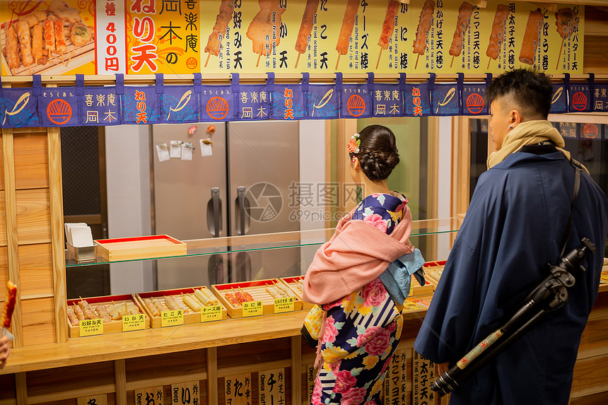 日本京都和服图片