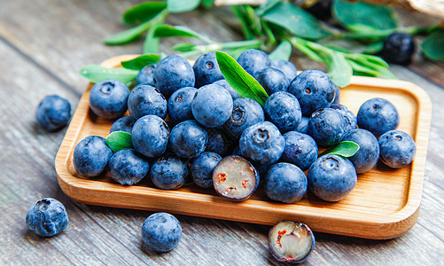 秘鲁进口大蓝莓背景图片