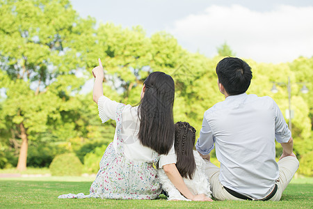 小孩听课背影一家三口幸福背影背景