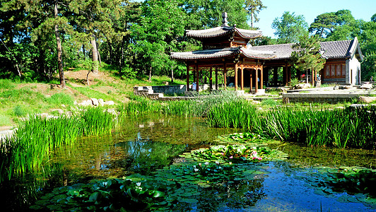 承德避暑山庄背景图片