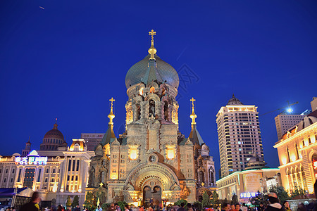 索菲亚教堂背景图片