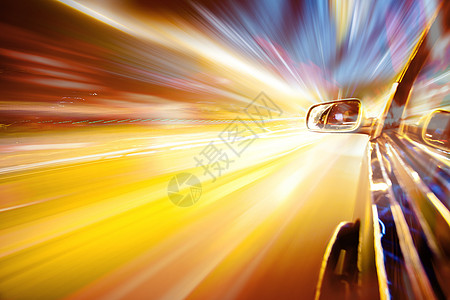 汽车速度感光效图片