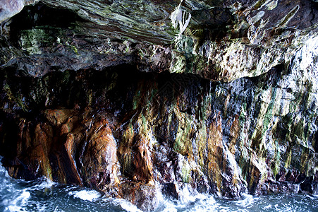 三段壁 Sandanbeki cave高清图片