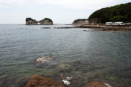 日本南纪白浜圆月岛图片