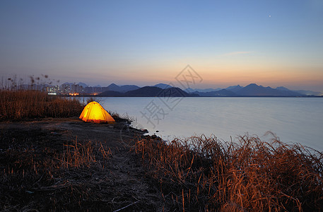 杭州南湖沿途风景图片