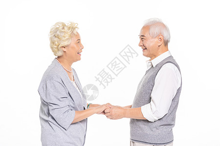 老年夫妻牵手图片