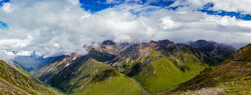 贡嘎雪山图片