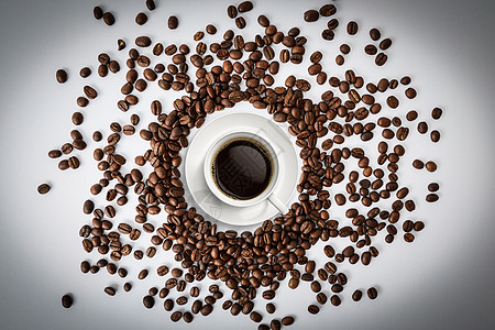 咖啡豆功能性饮料高清图片