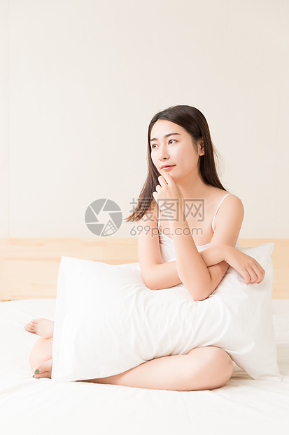 可爱居家女性图片