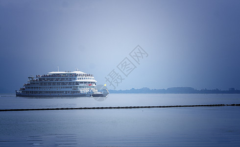 洱海游轮滇池大游船背景