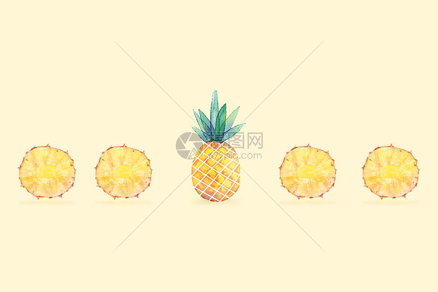 独特的菠萝图片