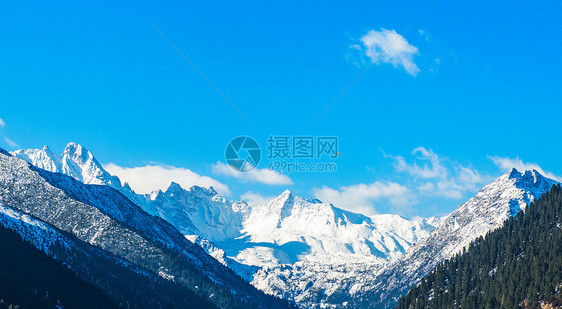 雪山风光图片