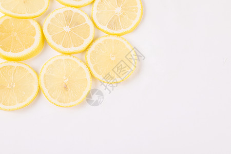 柠檬水果切片图片