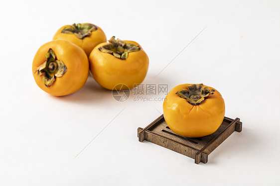 秋季脆柿子图片