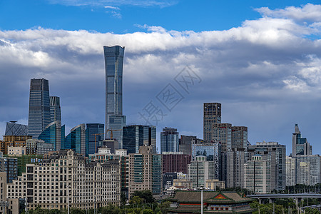 北京建筑北京国贸建筑背景