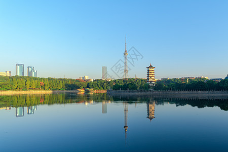 防洪纪念塔湖南长沙地标建筑烈士纪念塔背景