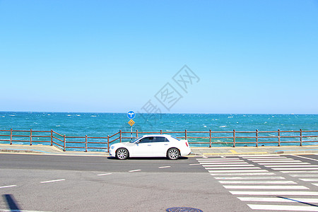 韩国风景韩国济州岛海景背景