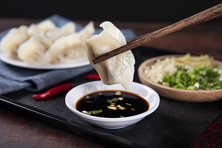 过年蒸饺子吃饺子水饺背景