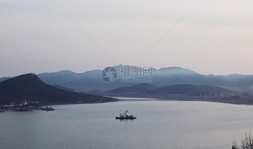 大连旅顺口天然良港图片