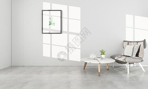 现代简洁风家居陈列室内设计效果图高清图片