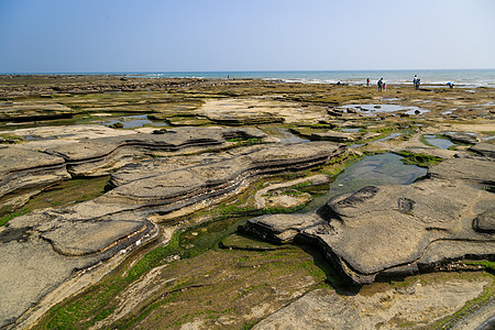 涠洲岛南湾鳄鱼山风景涠洲岛海滩背景