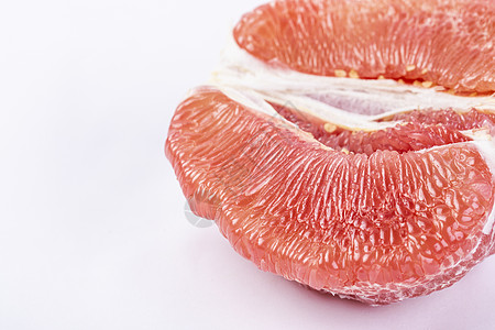 柚子肉新鲜红心蜜柚背景
