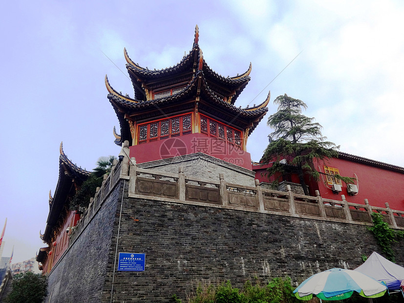 安徽合肥历史文化景点明教寺古教弩台