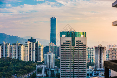 深圳福田区政府楼背景图片