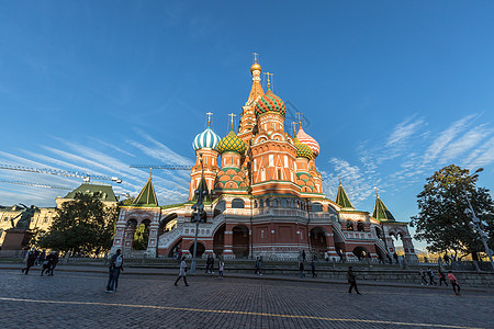 莫斯科著名旅游景点圣瓦西里大教堂图片