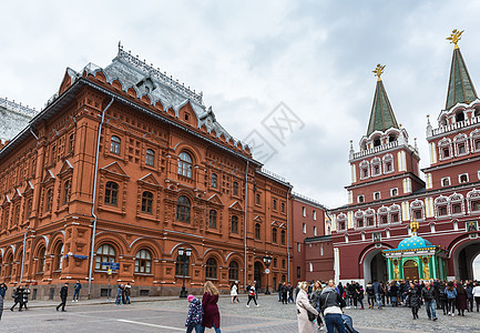 莫斯科红场国家历史博物馆背景图片