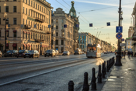 俄罗斯旅游名城圣彼得堡风光图片