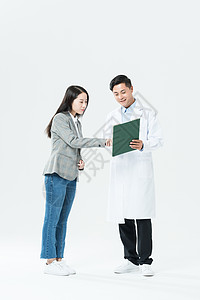 医生和病人聊天图片