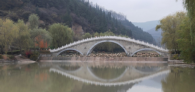 西海湖三孔桥图片