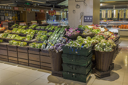 超市蔬菜摊有机食品高清图片素材