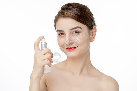 女性护肤保湿背景图片