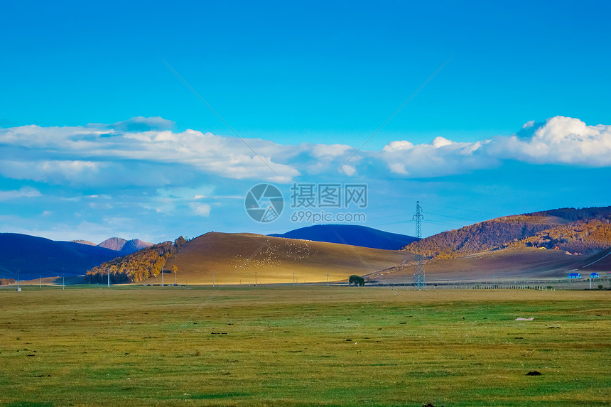 内蒙古自治区乌兰布统景区秋色图片