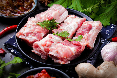 生鲜排骨排骨食材冷藏肉高清图片