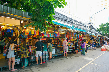 泰国曼谷集市高清图片