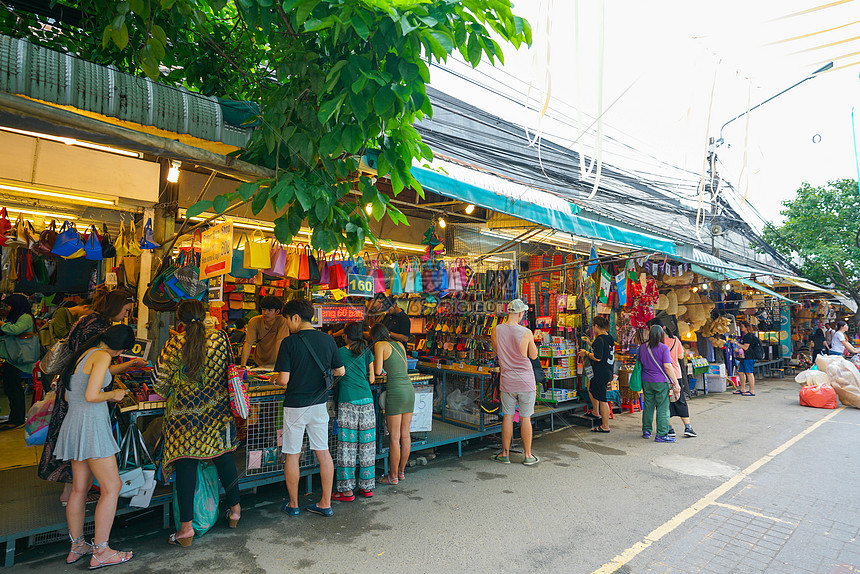 泰国曼谷集市图片