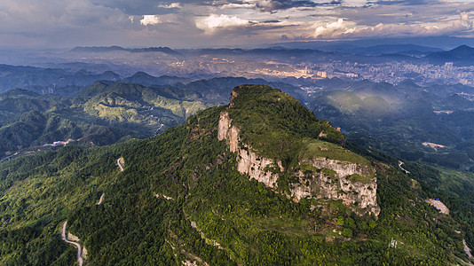 自然美图贵州凯里香炉山风光背景